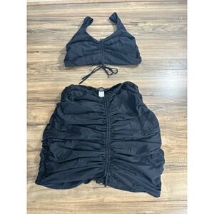 Women's Forever 21+ Top And Skirt Outfit Black Size 0X
